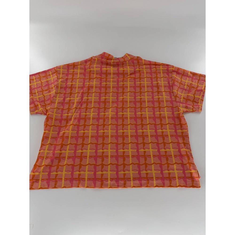 Puma x Dani Dazey CS Women's Size M Pink Fruit Mock Neck Top NWT Golf Shirt - Picture 6 of 7